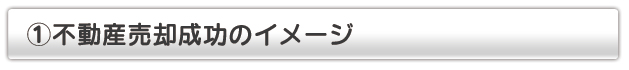 不動産売却成功のイメージ